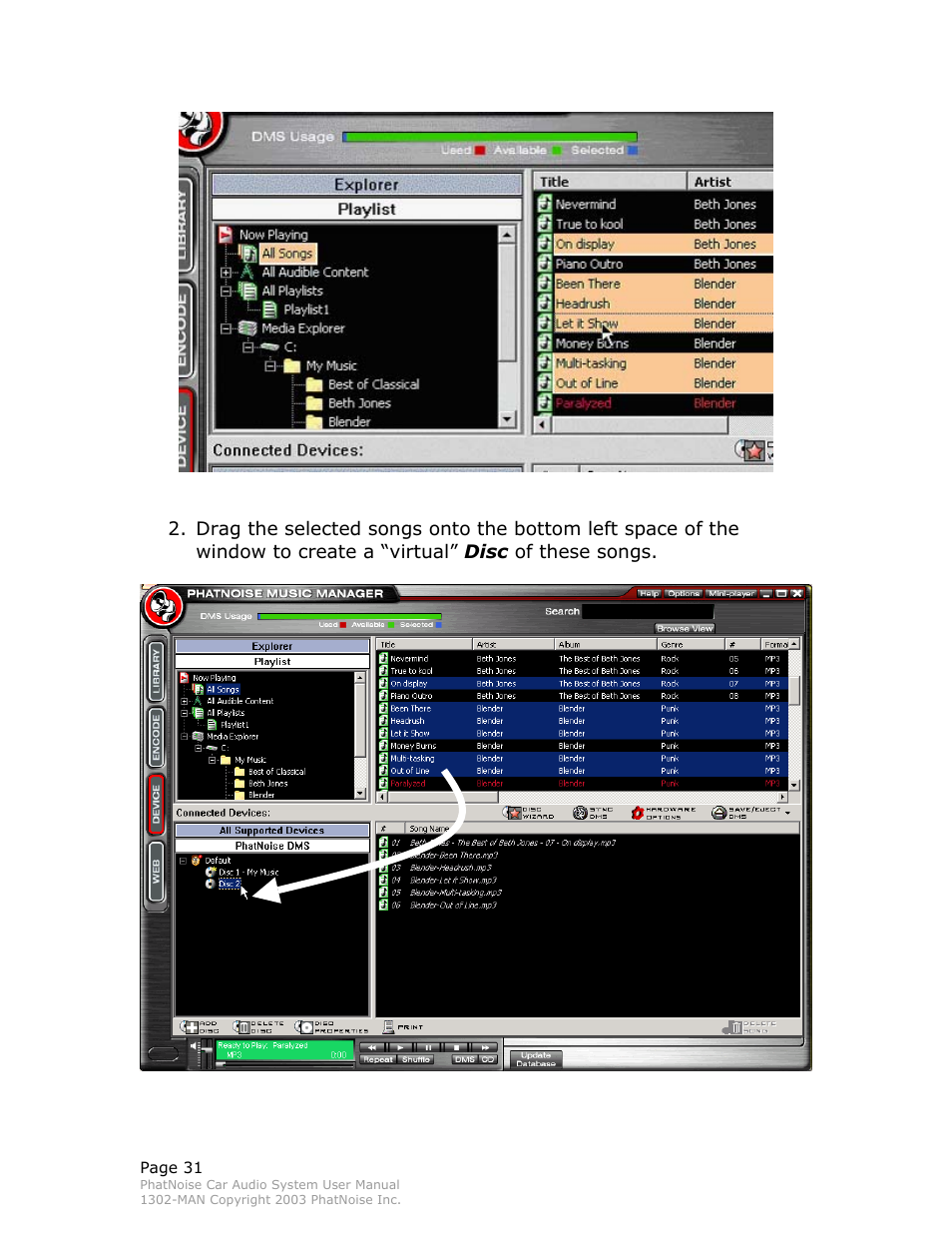 PhatNoise Car Audio System User Manual | Page 31 / 61