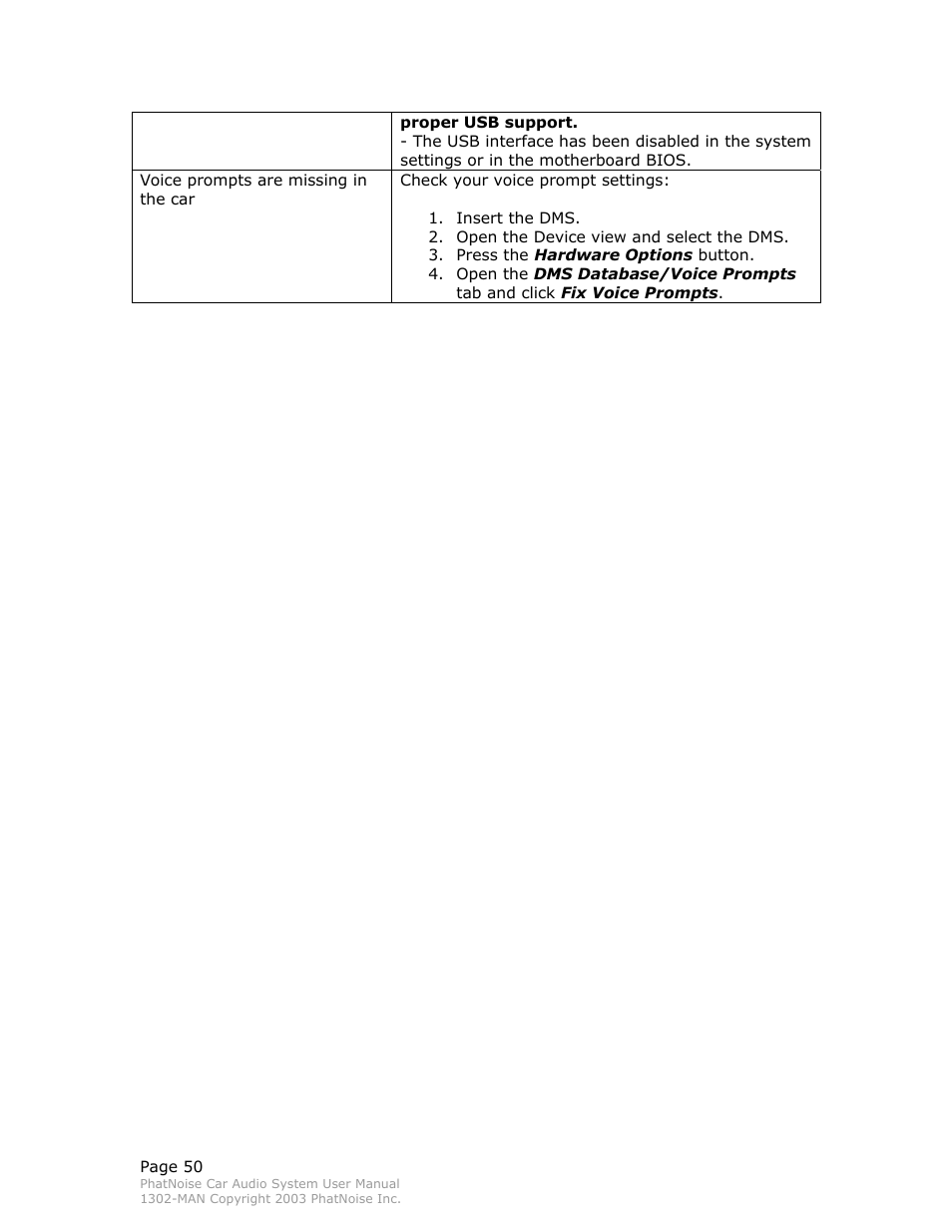 PhatNoise Car Audio System User Manual | Page 50 / 61