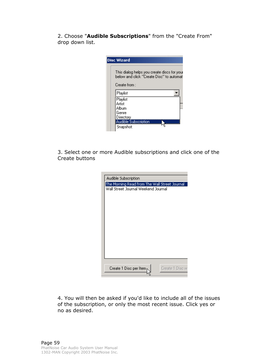 PhatNoise Car Audio System User Manual | Page 59 / 61