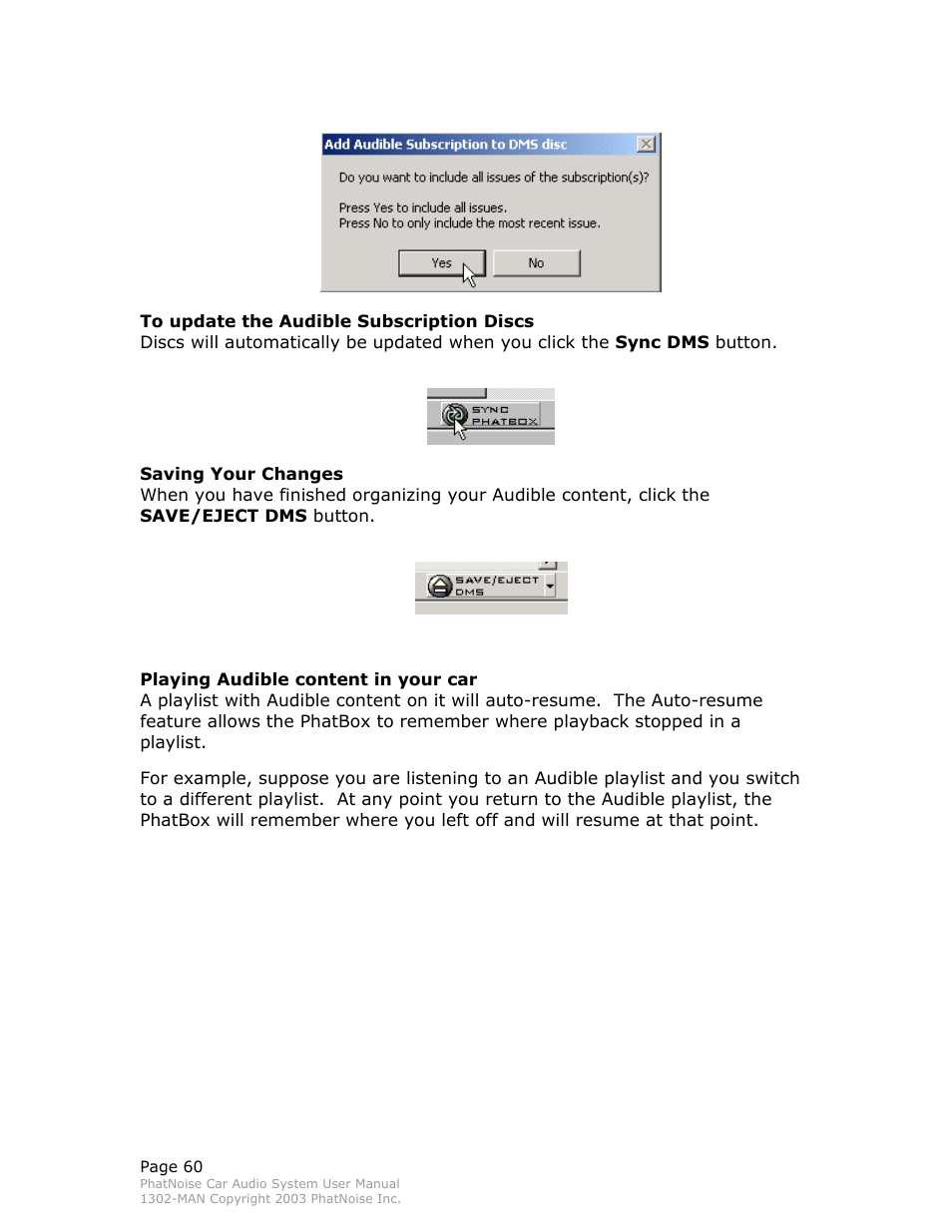 PhatNoise Car Audio System User Manual | Page 60 / 61