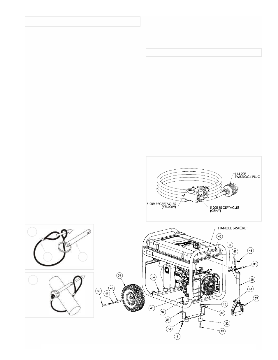 Portability kit installation, Cord set 2 1 | Powermate Black Mac PM0435255 User Manual | Page 3 / 12