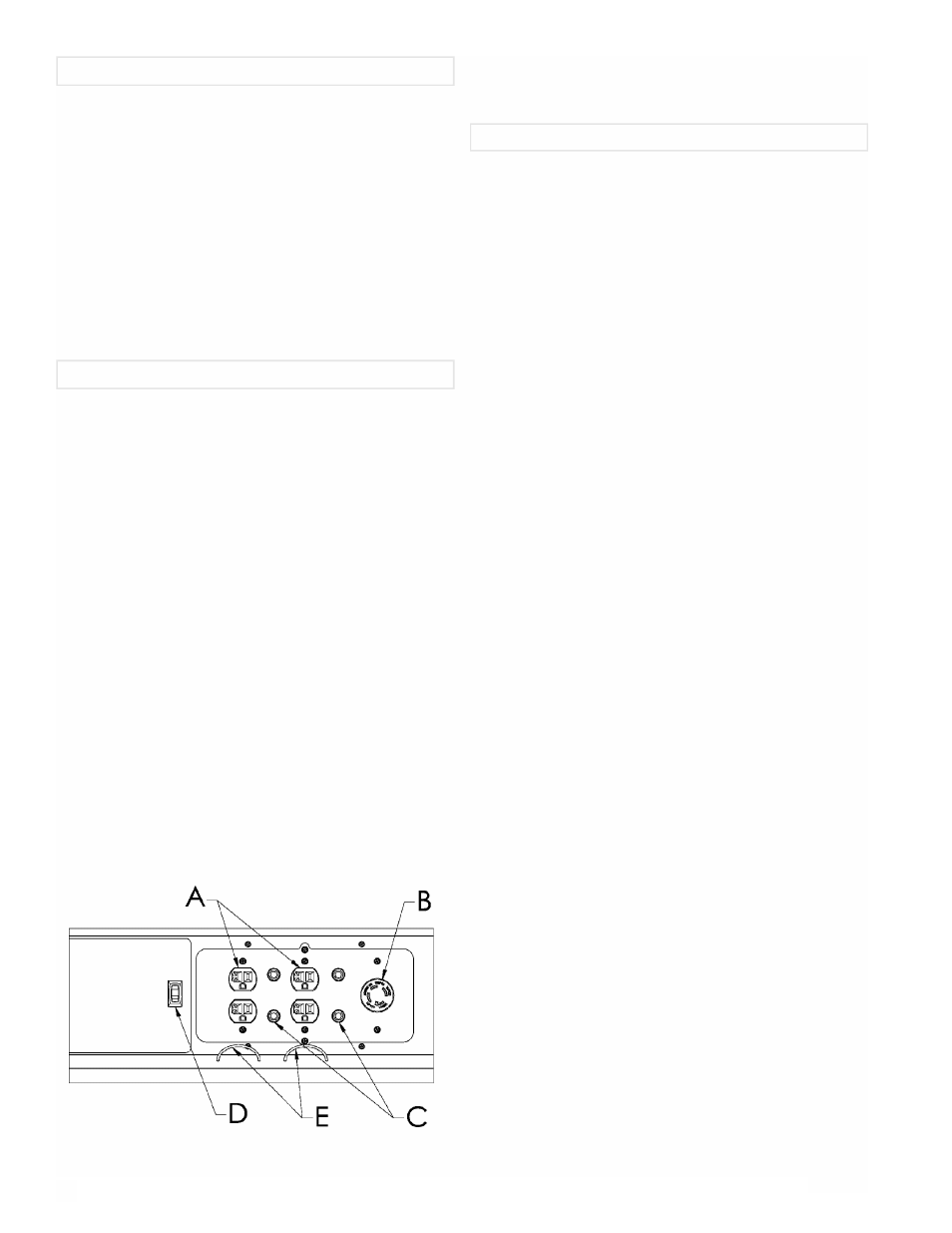 Limited warranty, Control panel major generator features | Powermate PM0496750 User Manual | Page 2 / 12