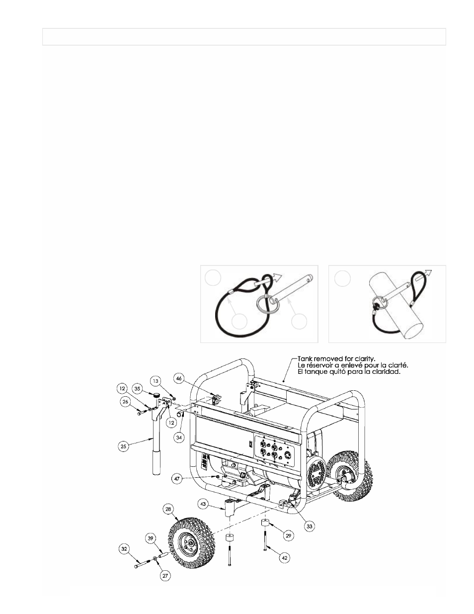 Portability kit installation | Powermate PM0496750 User Manual | Page 3 / 12