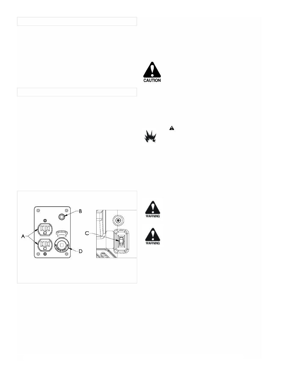 Endbell major generator features | Powermate PM0431800.01 User Manual | Page 2 / 12