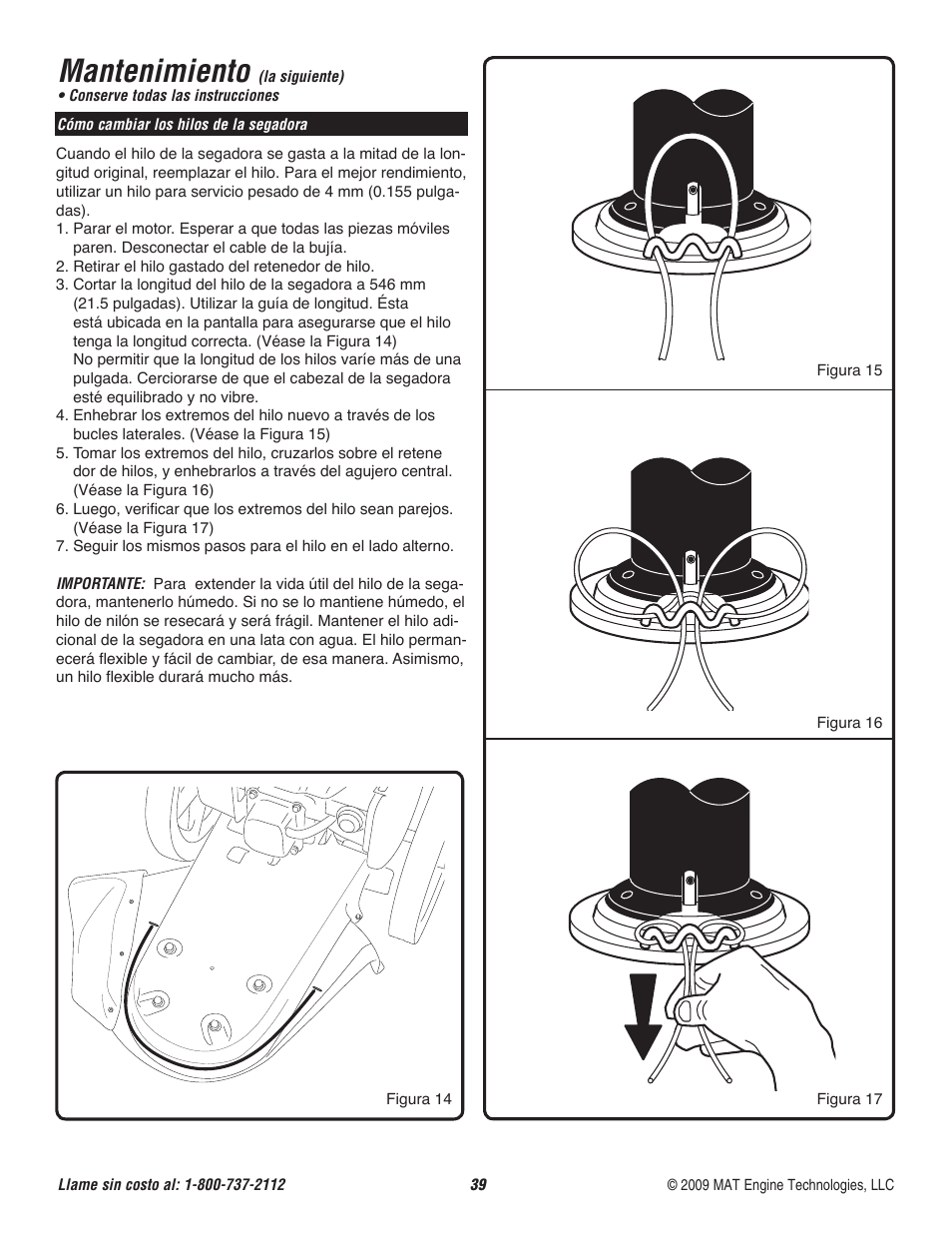 Mantenimiento | Powermate P-WFT-16022 User Manual | Page 40 / 50