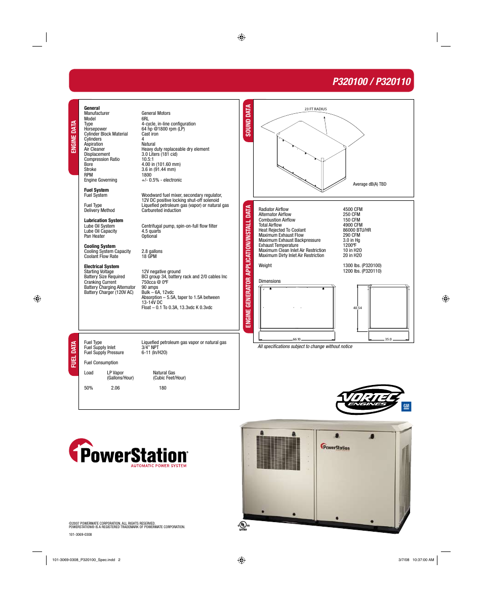 Powermate Powerstation P320100 User Manual | Page 2 / 2