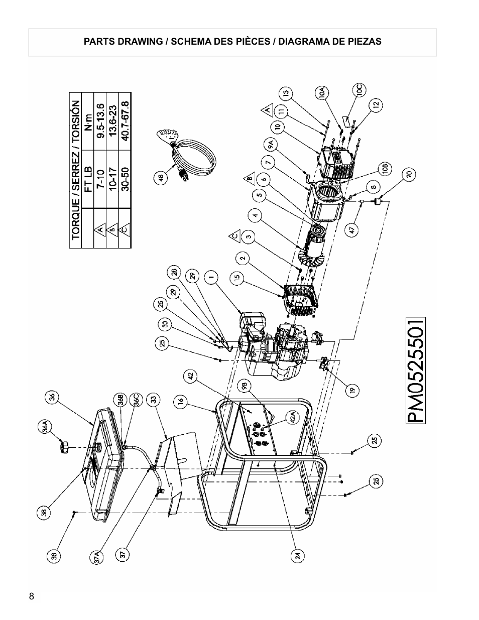 Powermate PM0525501 User Manual | Page 8 / 12