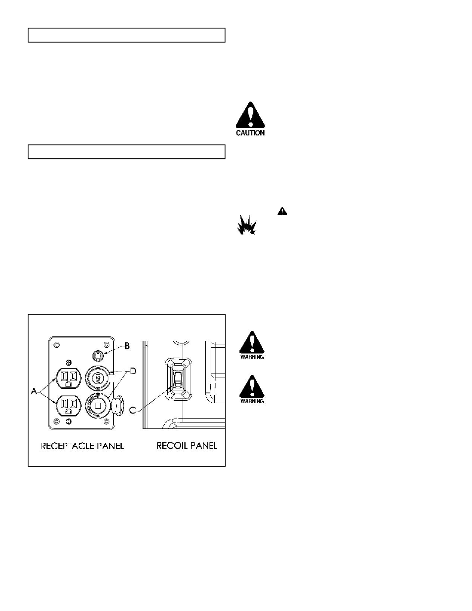 Endbell major generator features | Powermate PM0401853 User Manual | Page 2 / 12