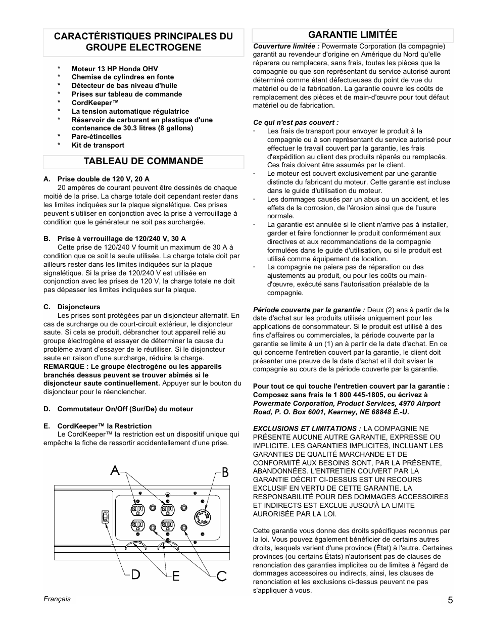 Powermate PMC497000 User Manual | Page 5 / 16
