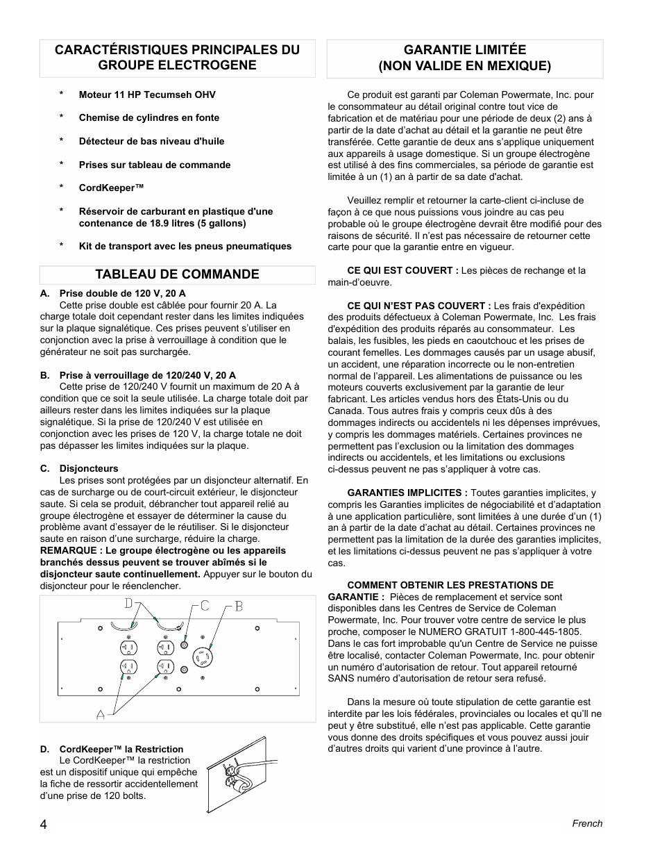 Powermate PMA525500 User Manual | Page 4 / 12