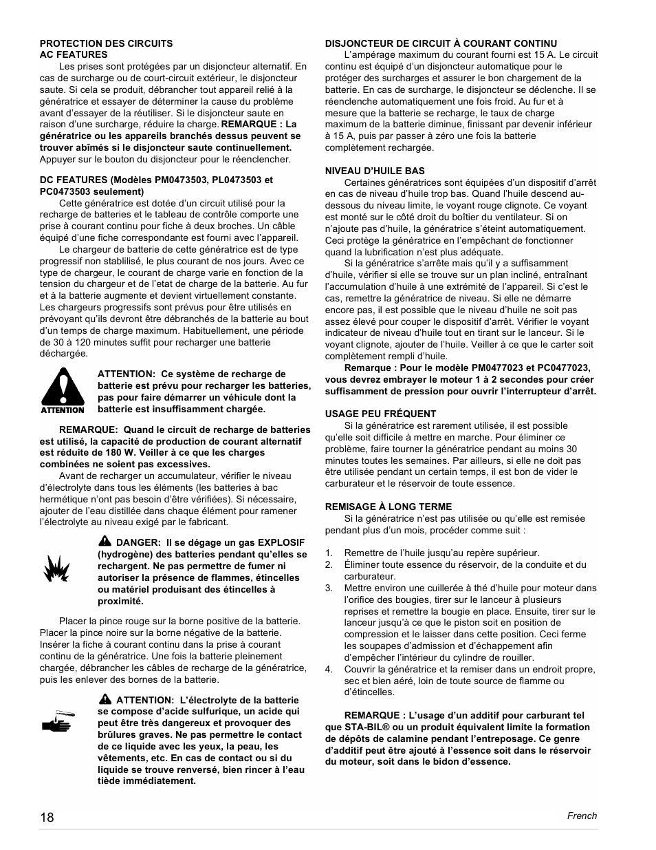 Powermate Vantage Series PC0473503 User Manual | Page 18 / 48