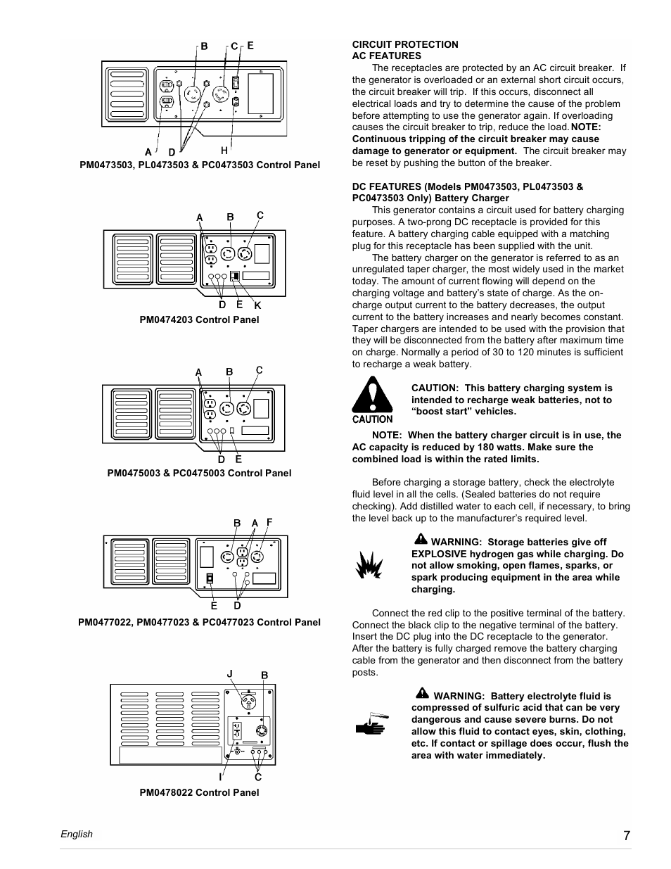 Powermate Vantage Series PC0473503 User Manual | Page 7 / 48