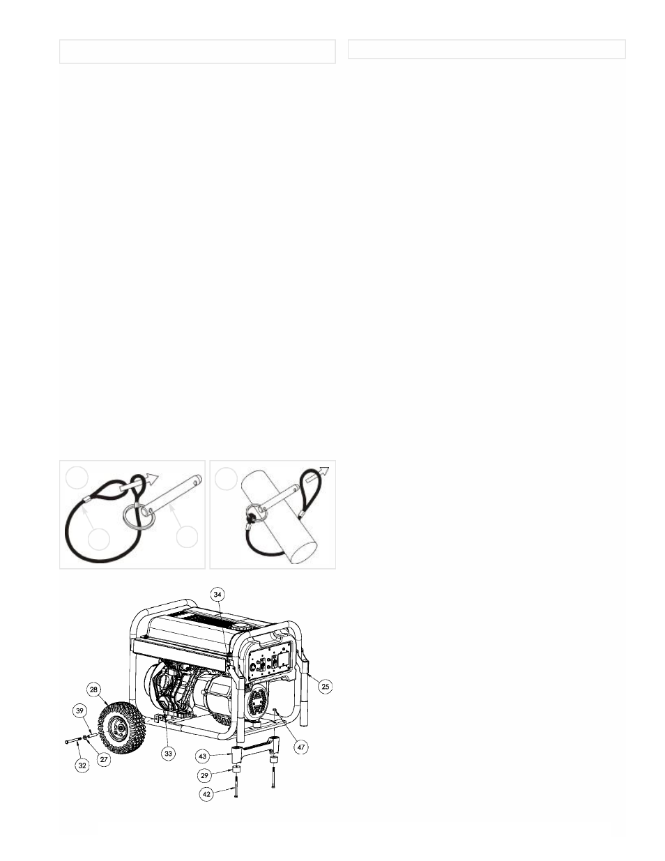 Portability kit installation, Limited warranty | Powermate Vantage PM0606750 User Manual | Page 3 / 12