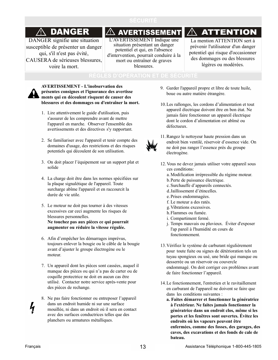 Powermate PC0102300 User Manual | Page 13 / 36