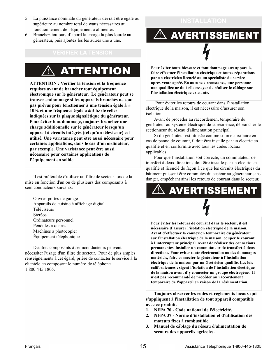 Installation | Powermate PC0102300 User Manual | Page 15 / 36