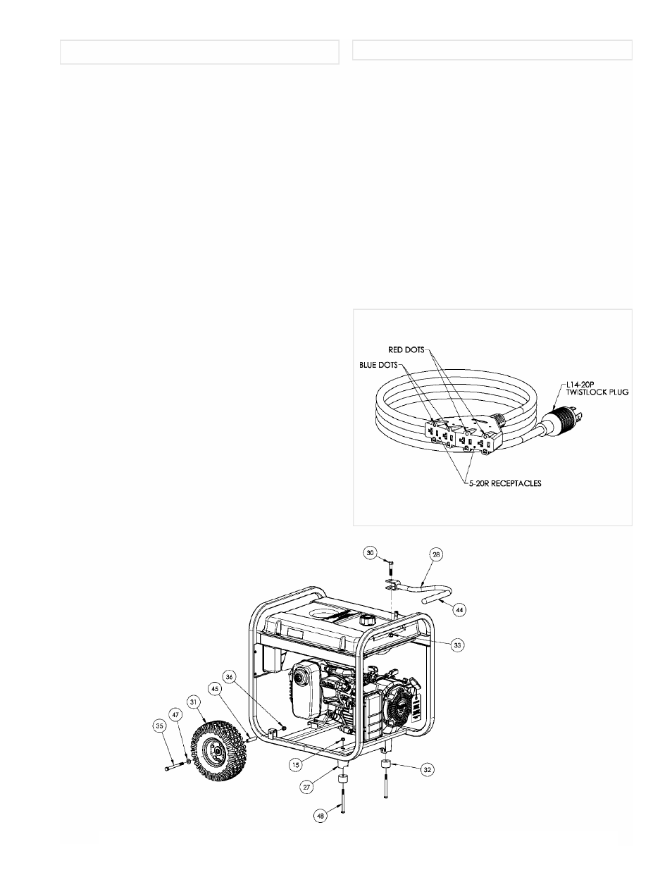 Portability kit installation, Cord set | Powermate PM0435252 User Manual | Page 3 / 12