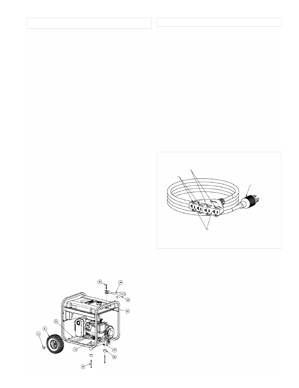Instalacion del juego de transport juego de cordón | Powermate PM0545010 User Manual | Page 7 / 12