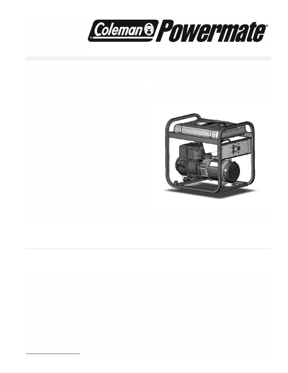 Powermate PMA525302.03 User Manual | 8 pages