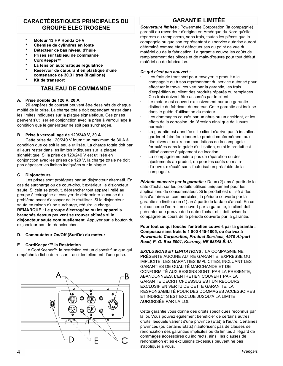 Powermate PM0496500.02 User Manual | Page 4 / 12