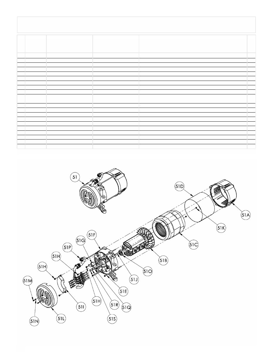 Parts list / liste des pièces / lista de piezas | Powermate PM0525303.03 User Manual | Page 10 / 12