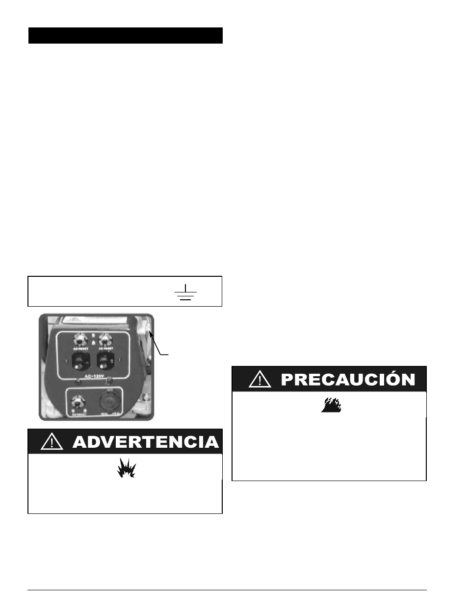 Antes de la operacion | Powermate PM0103002 User Manual | Page 24 / 36