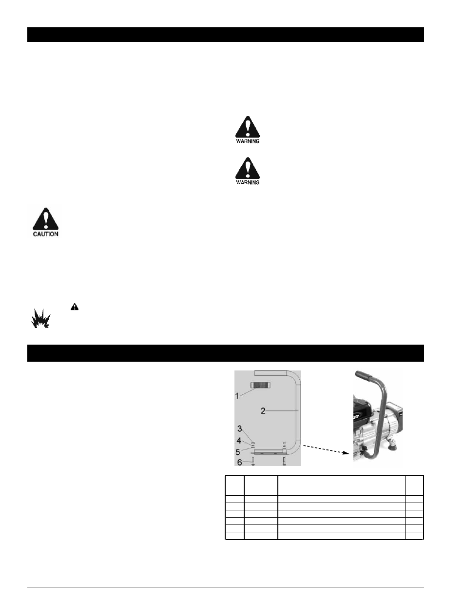 Handle installation, Generator features | Powermate PM0103002 User Manual | Page 8 / 36