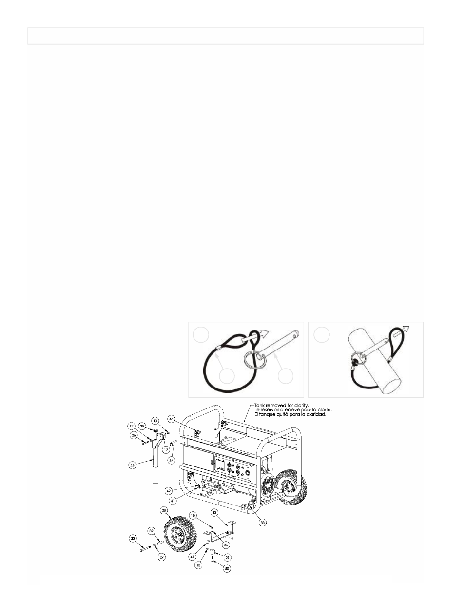 L'installation de kit de transport | Powermate PM0497002 User Manual | Page 6 / 16