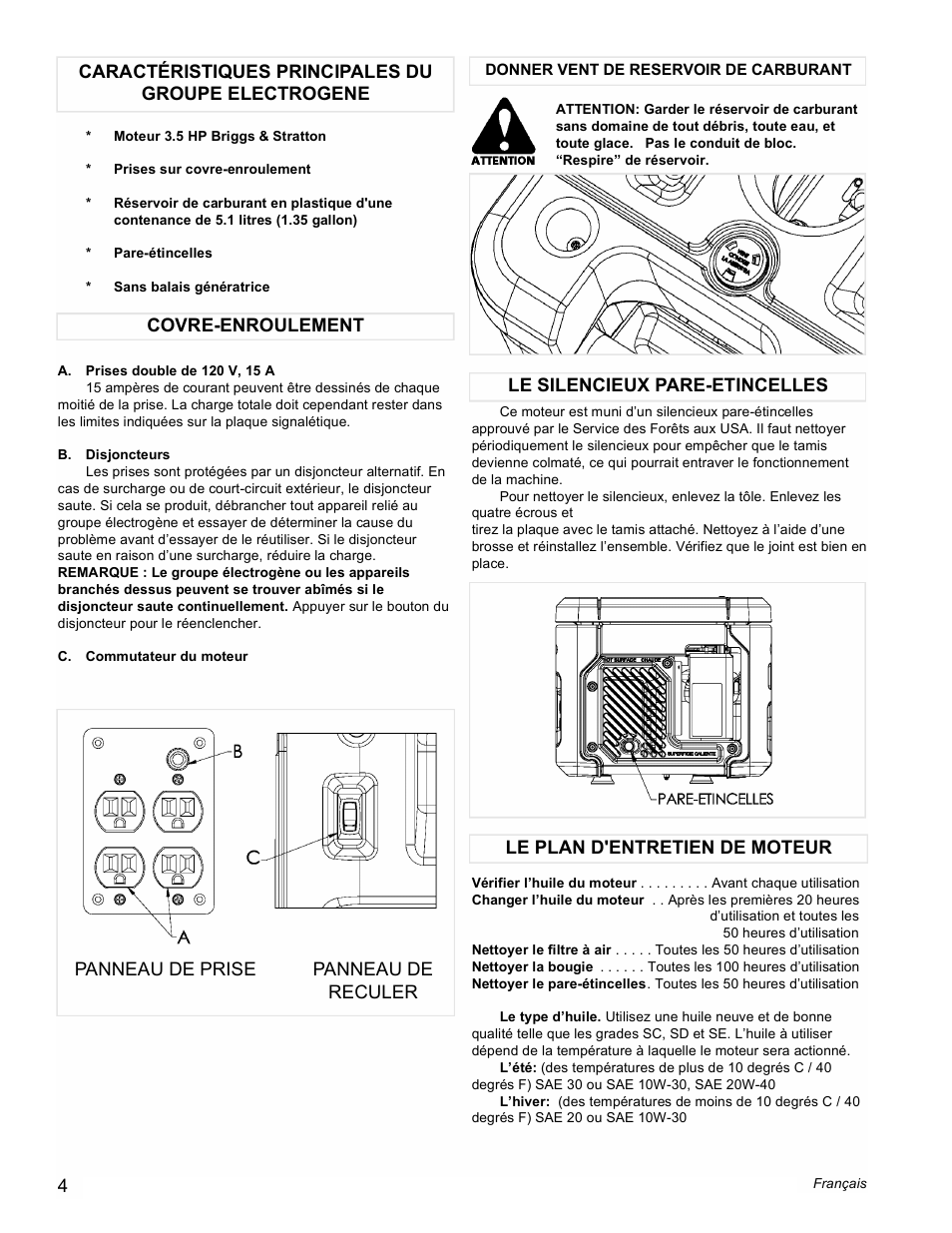 Powermate Black Max PM0401858 User Manual | Page 4 / 12