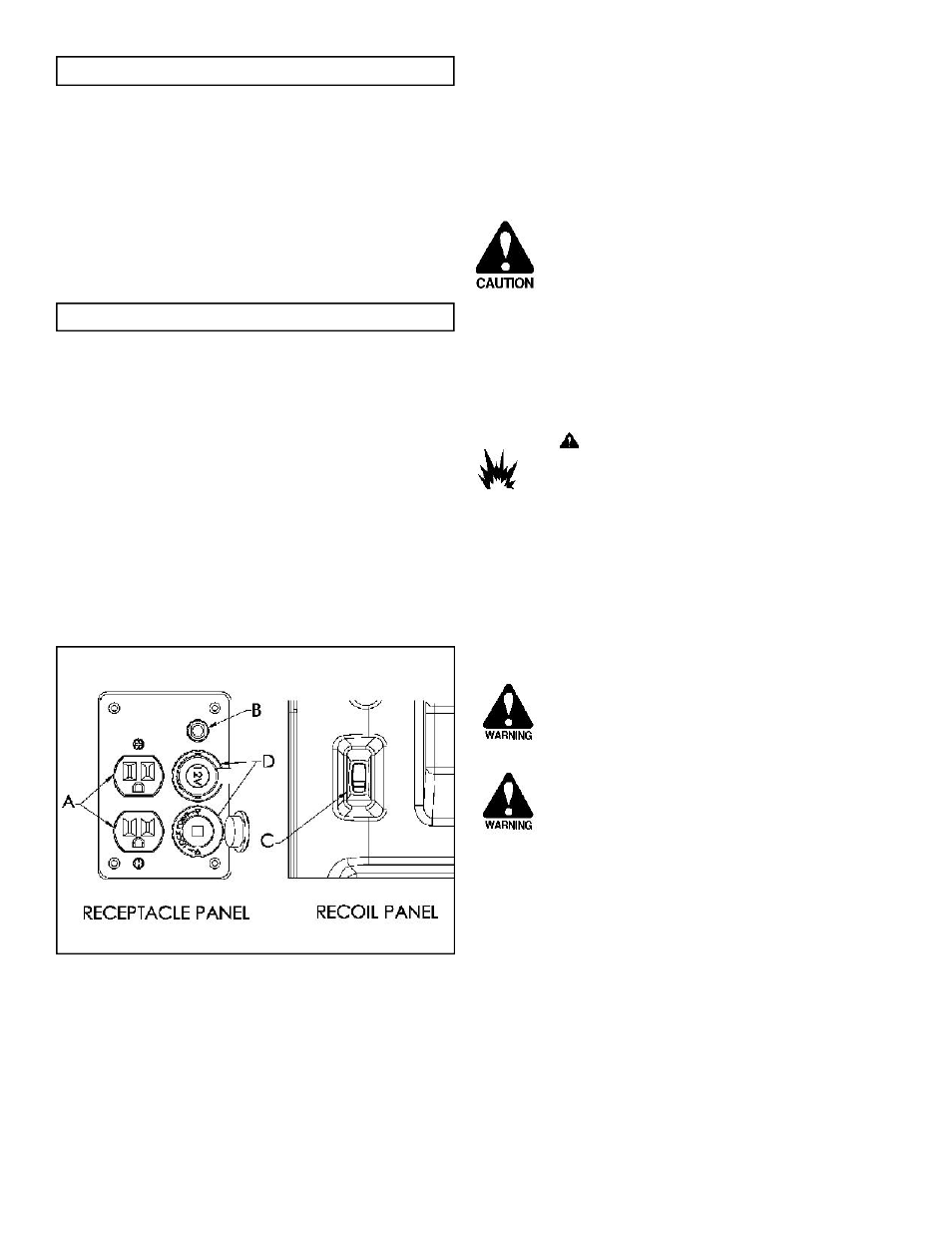 Endbell major generator features | Powermate PC0401853 User Manual | Page 2 / 12