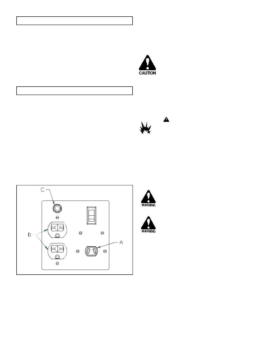 Endbell major generator features | Powermate PE0402042.01 User Manual | Page 2 / 12