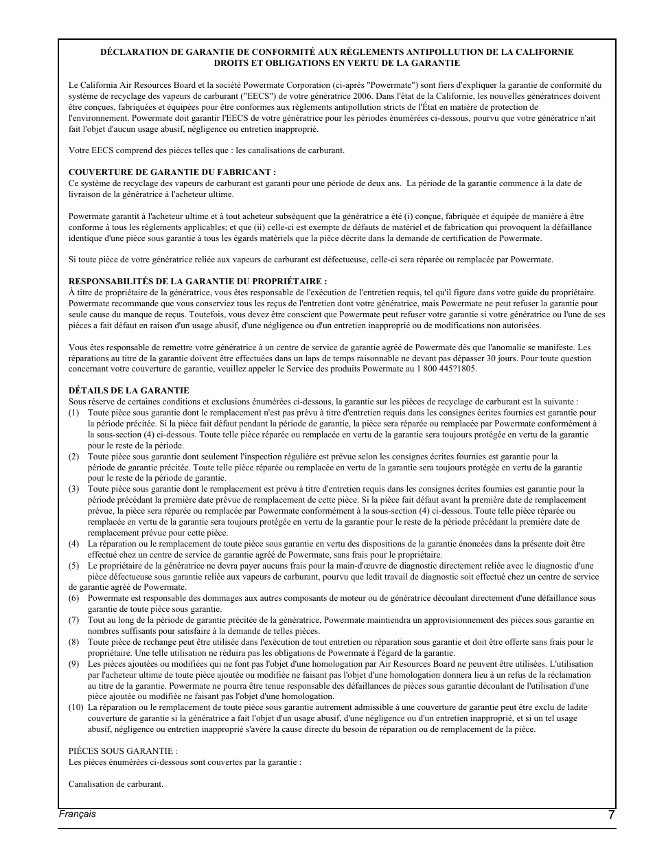 Powermate PMC435001 User Manual | Page 7 / 16