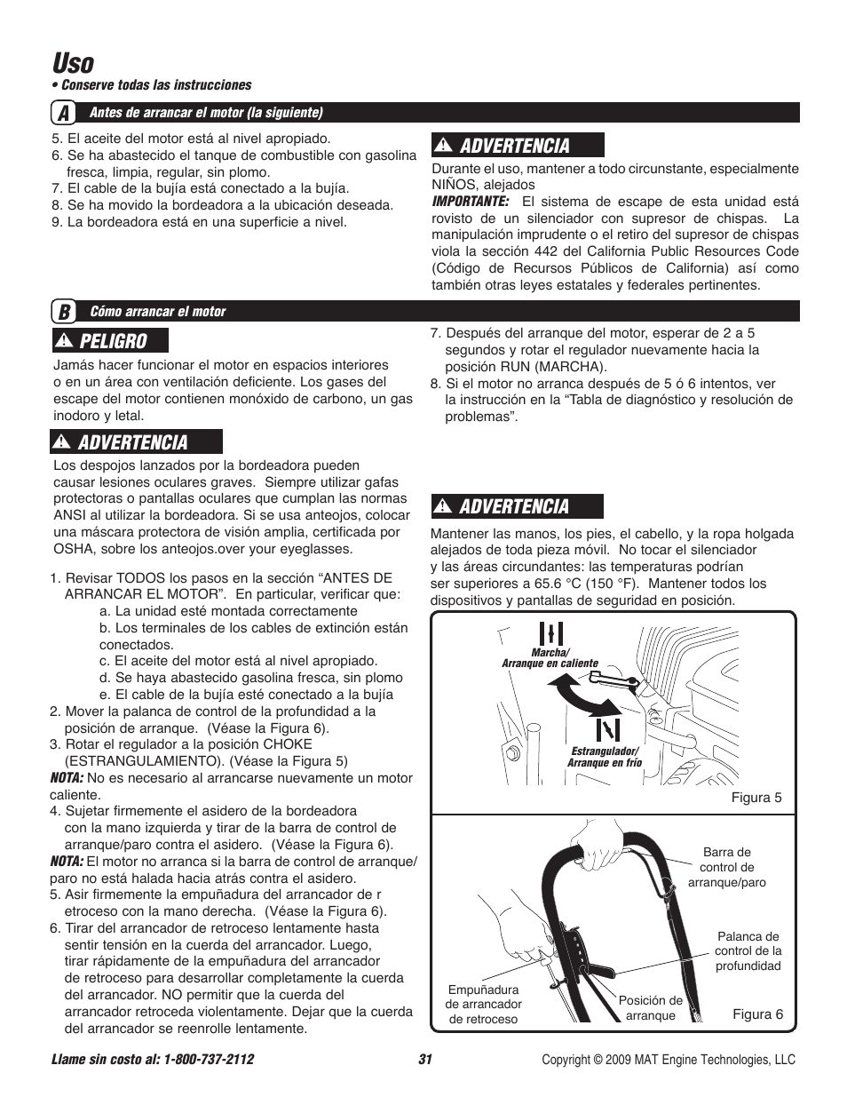 Peligro, Advertencia | Powermate P-WLE-0799-F2N User Manual | Page 32 / 43