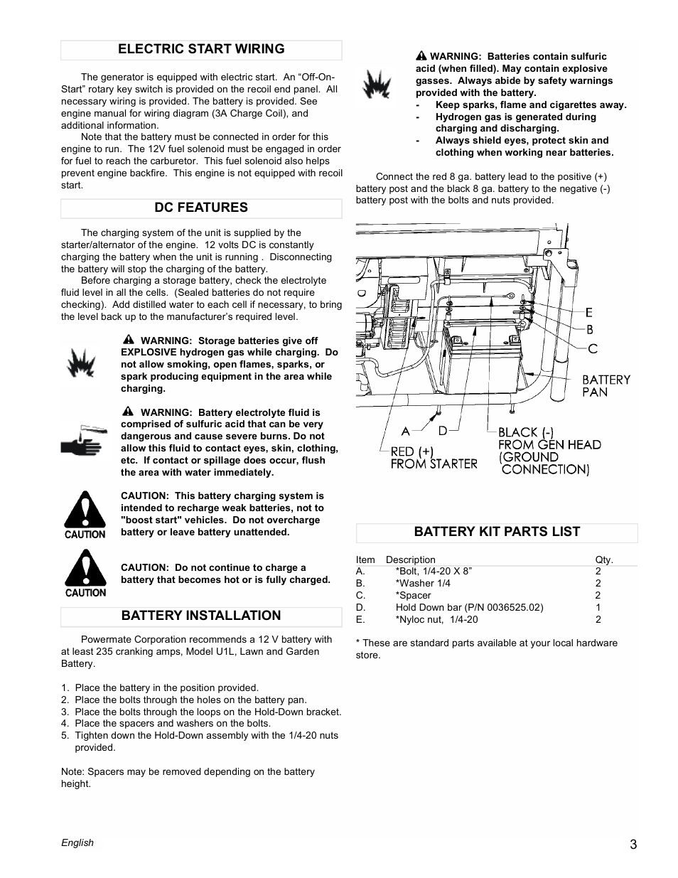 Powermate PM0601250 User Manual | Page 3 / 20
