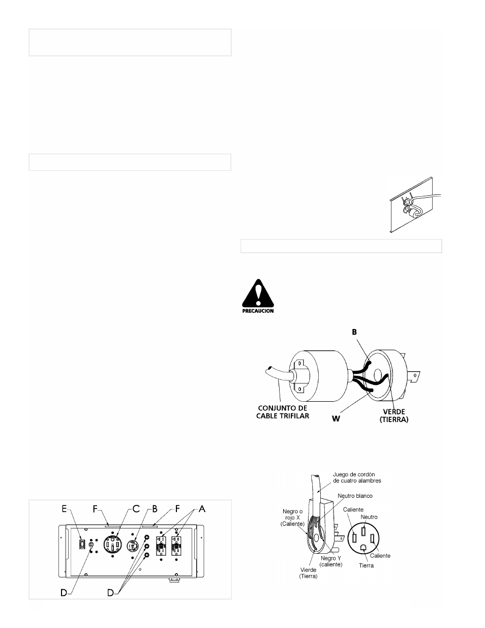 Panel de control | Powermate PM0601101 User Manual | Page 10 / 16