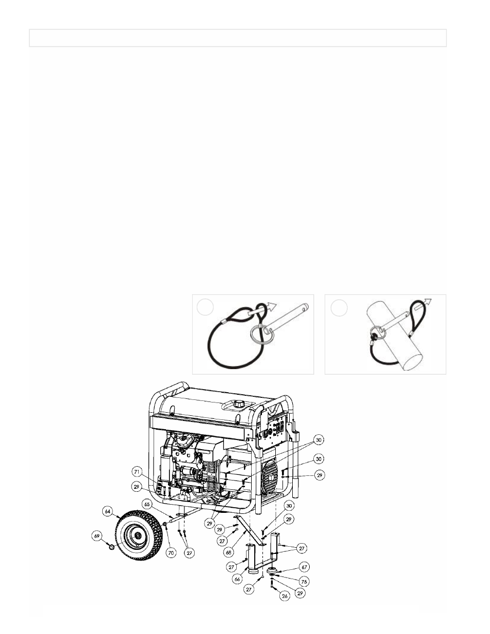 L'installation de kit de transport | Powermate PM0601101 User Manual | Page 8 / 16