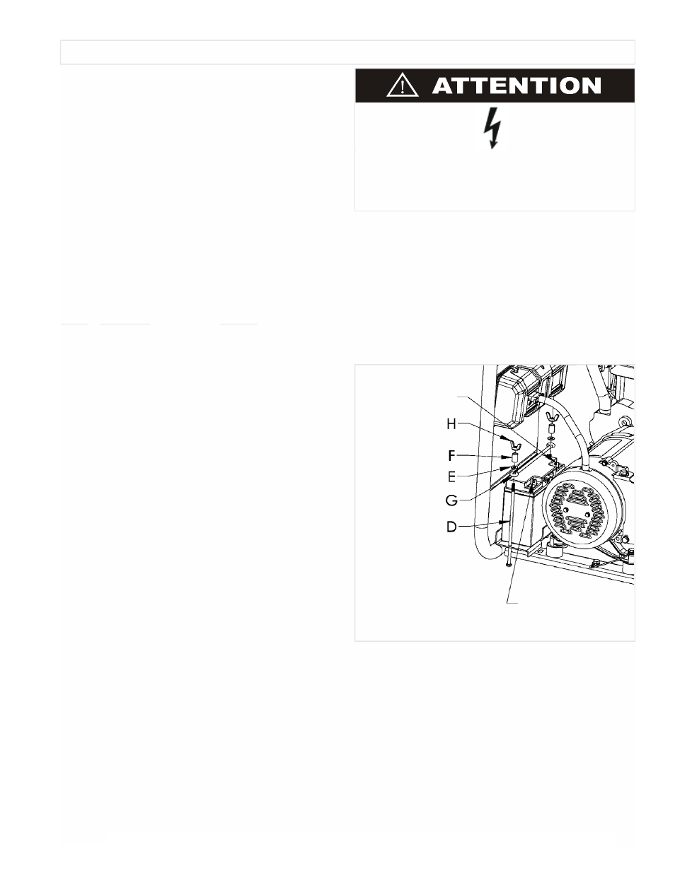 Démarrage électrique, Borne négative (-) borne positive (+) | Powermate PM0418000 User Manual | Page 7 / 16