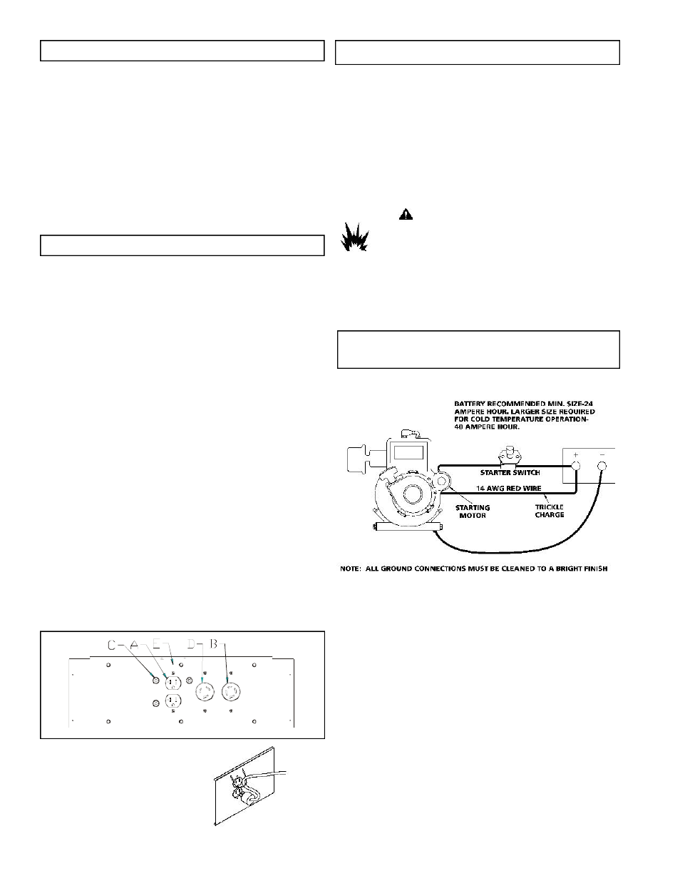 Electric start models basic wiring diagram | Powermate Premium Plus 5000 PM0505622.18 User Manual | Page 2 / 12