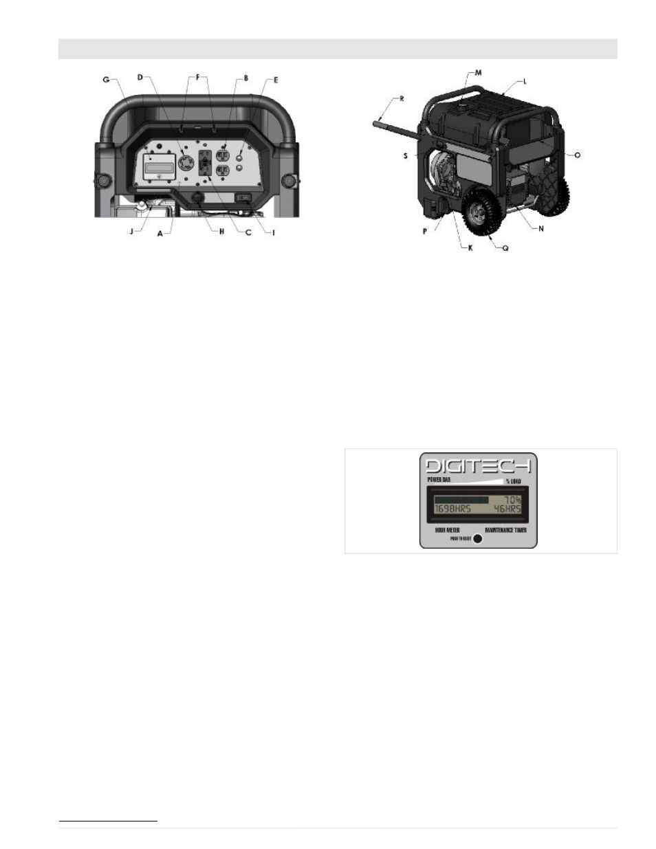 Caracteristicas principales del generador | Powermate PM0645500 User Manual | Page 27 / 36