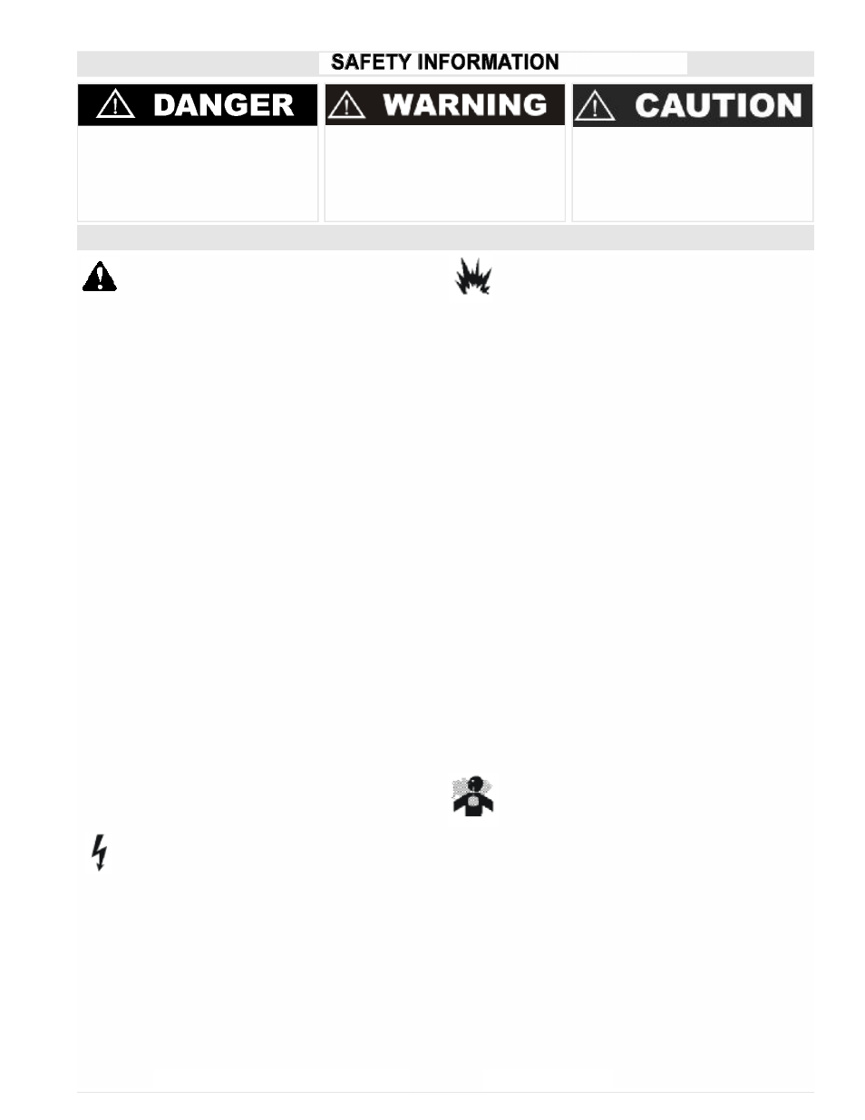 Safety and operation rules | Powermate PM0106000 User Manual | Page 3 / 40