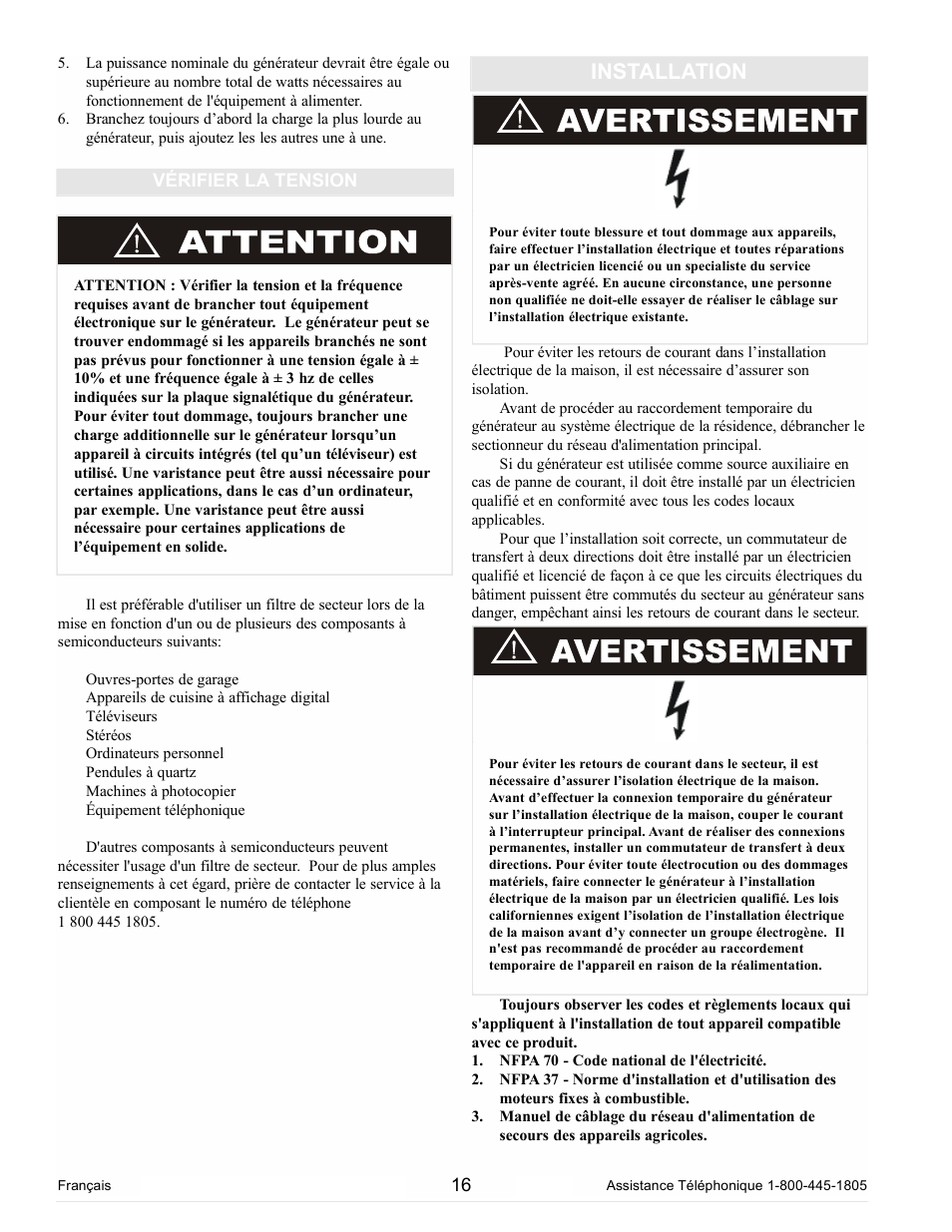 Installation | Powermate PM0105000 User Manual | Page 16 / 40