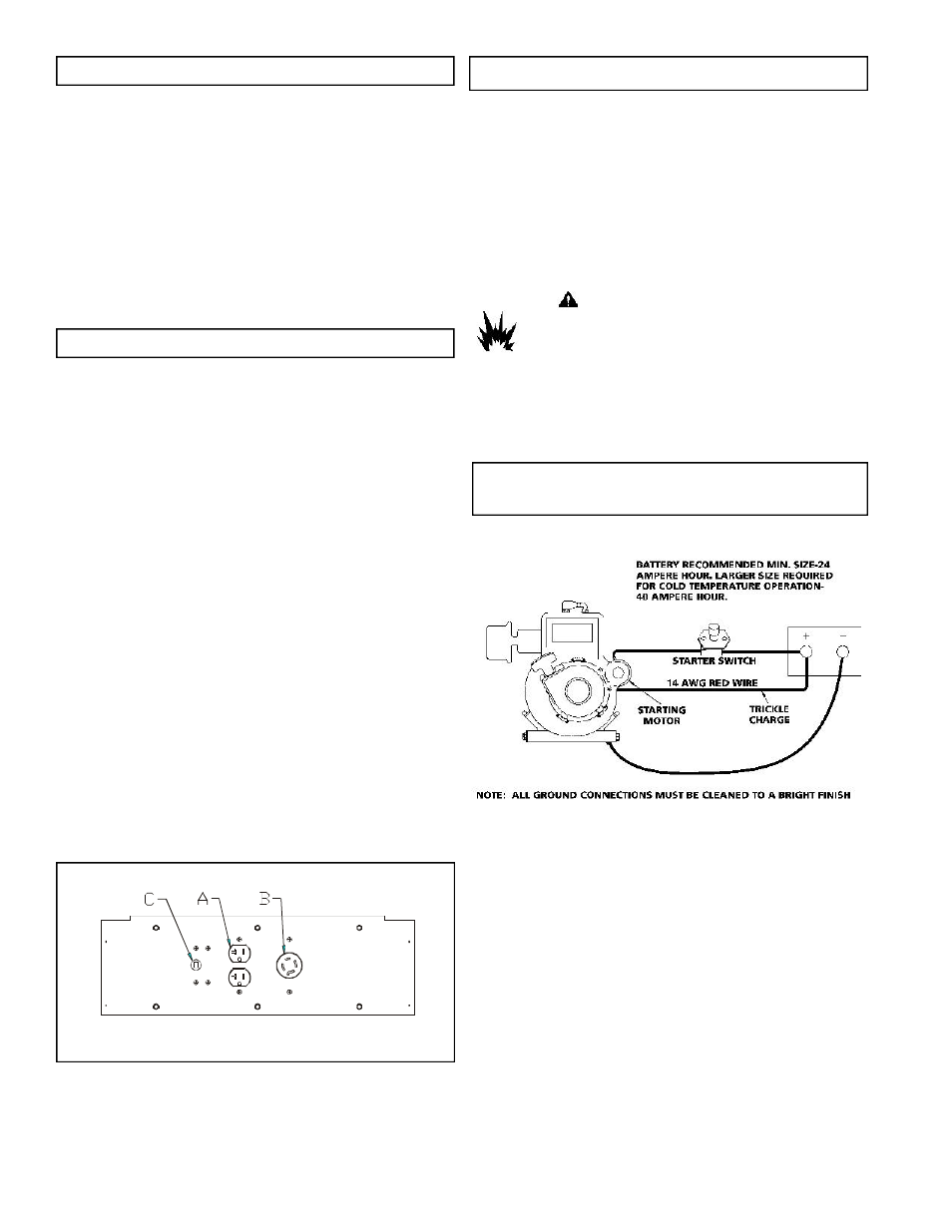 Electric start models basic wiring diagram | Powermate Premium Plus PC0505622.17 User Manual | Page 2 / 12