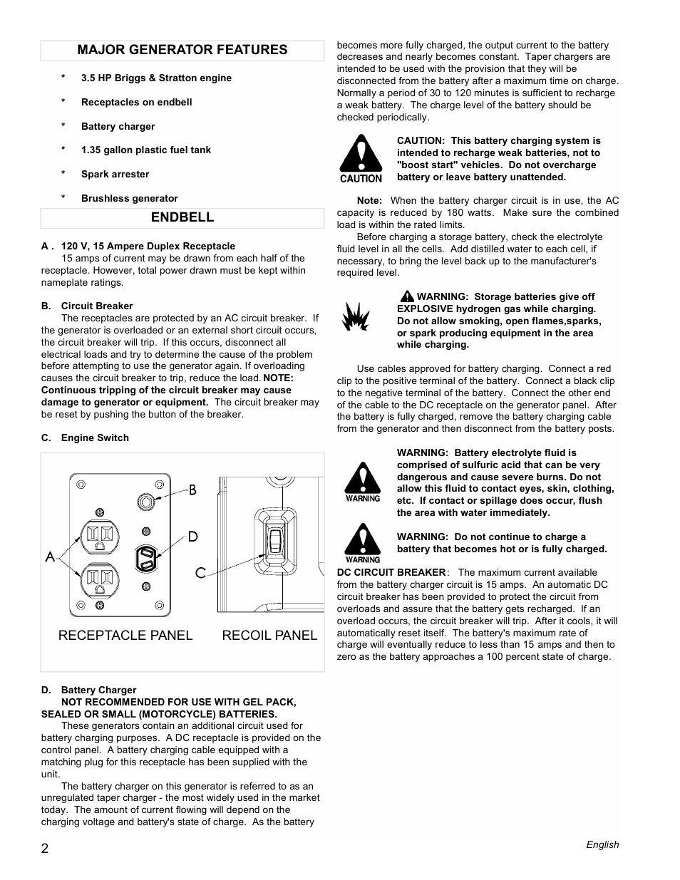 Powermate PMC401856 User Manual | Page 2 / 16