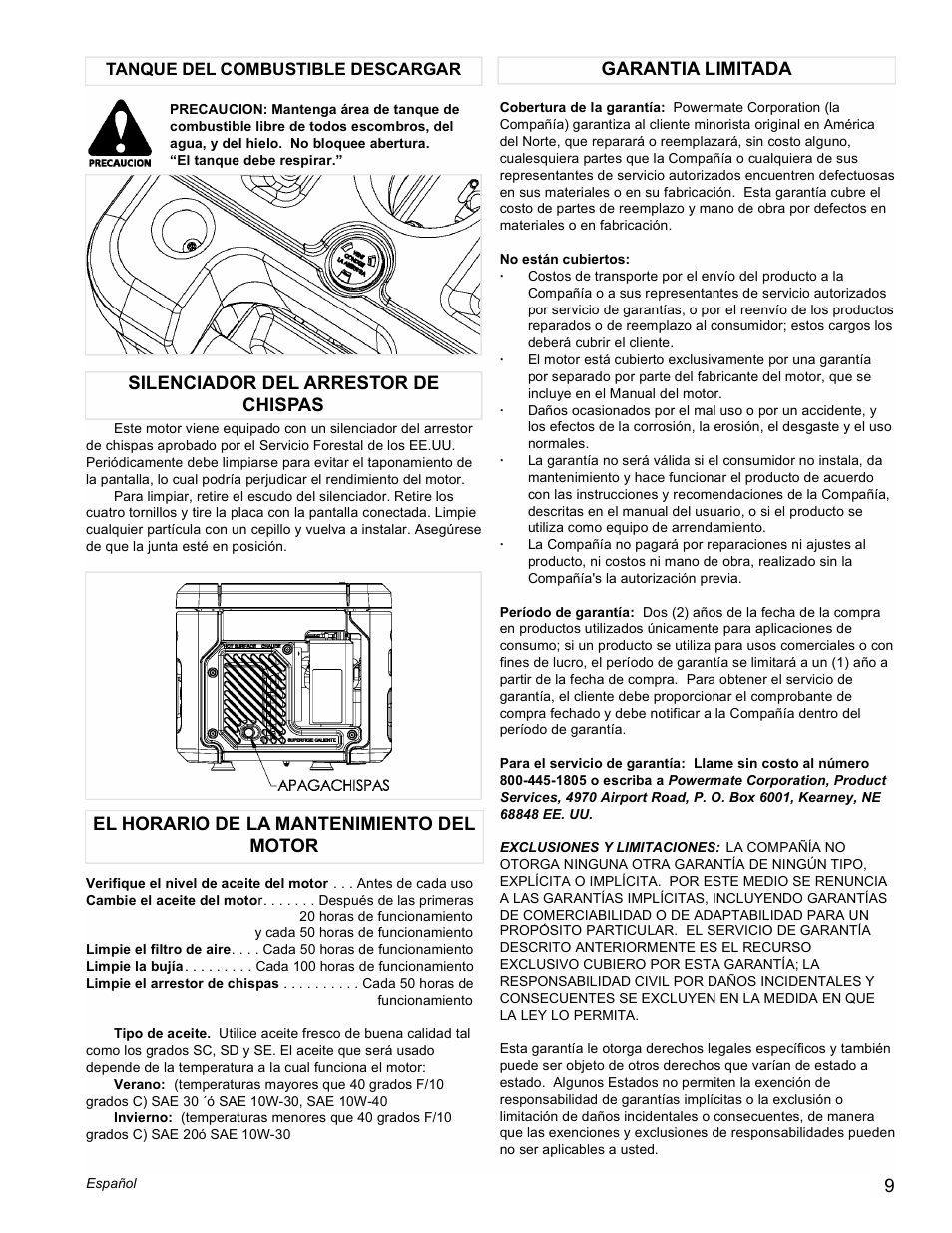 Powermate PMC401856 User Manual | Page 9 / 16