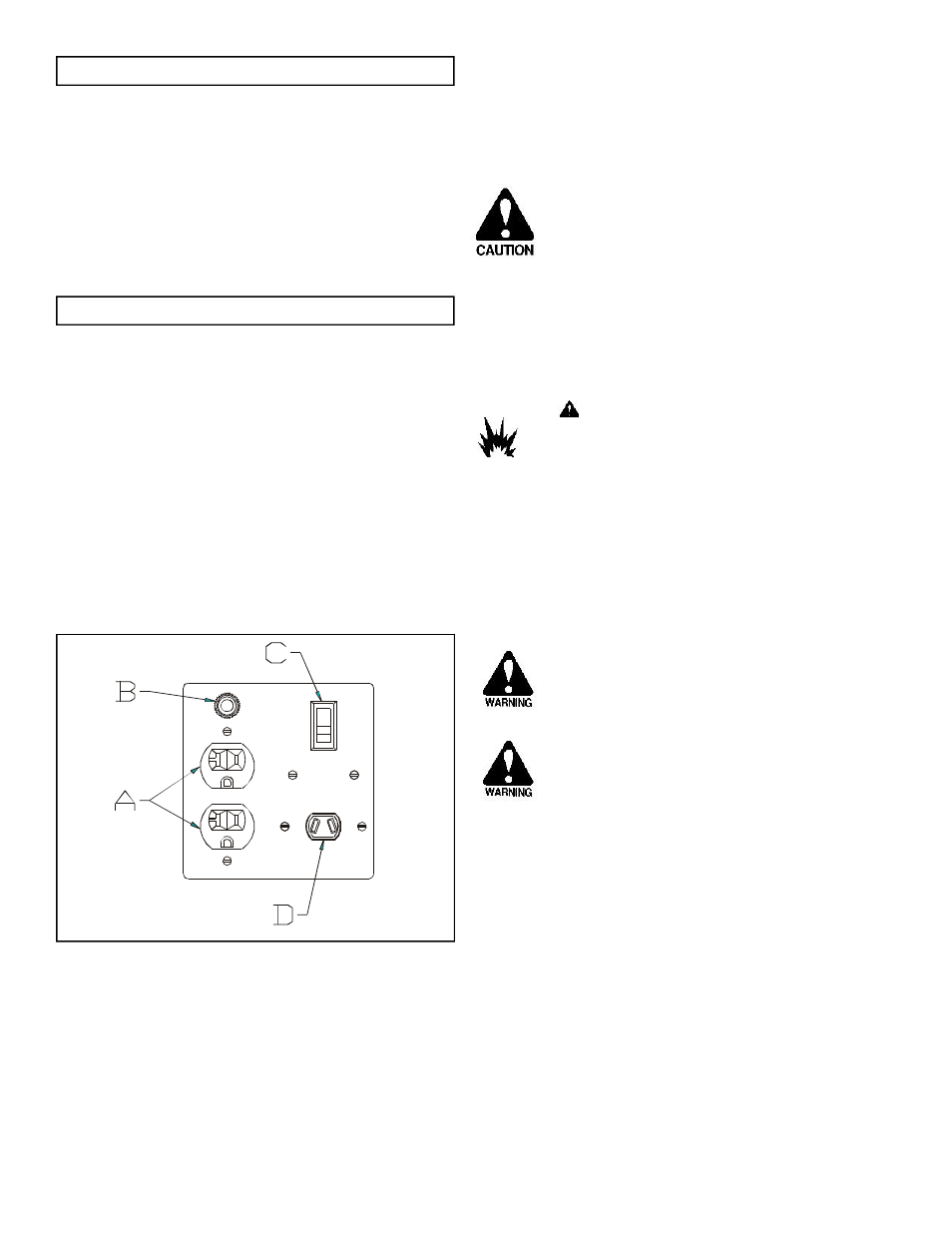 Endbell major generator features | Powermate PM0401854 User Manual | Page 2 / 12