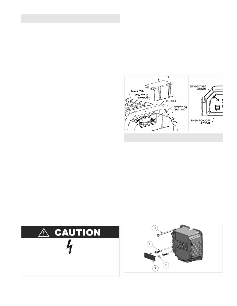 Maintenance electric start | Powermate PM0647001 User Manual | Page 11 / 36