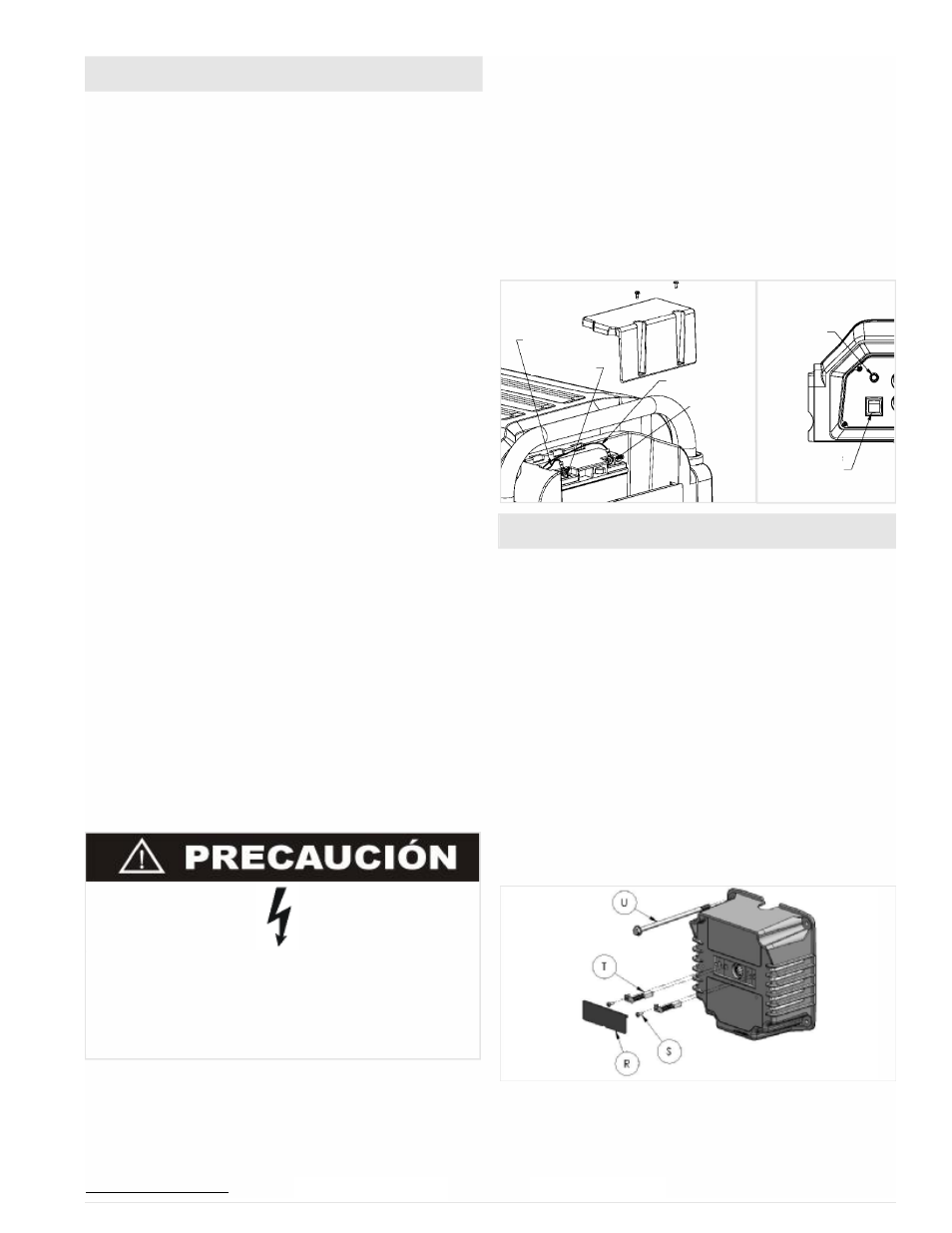 Mantenimiento arranque eléctrico | Powermate PM0647001 User Manual | Page 29 / 36