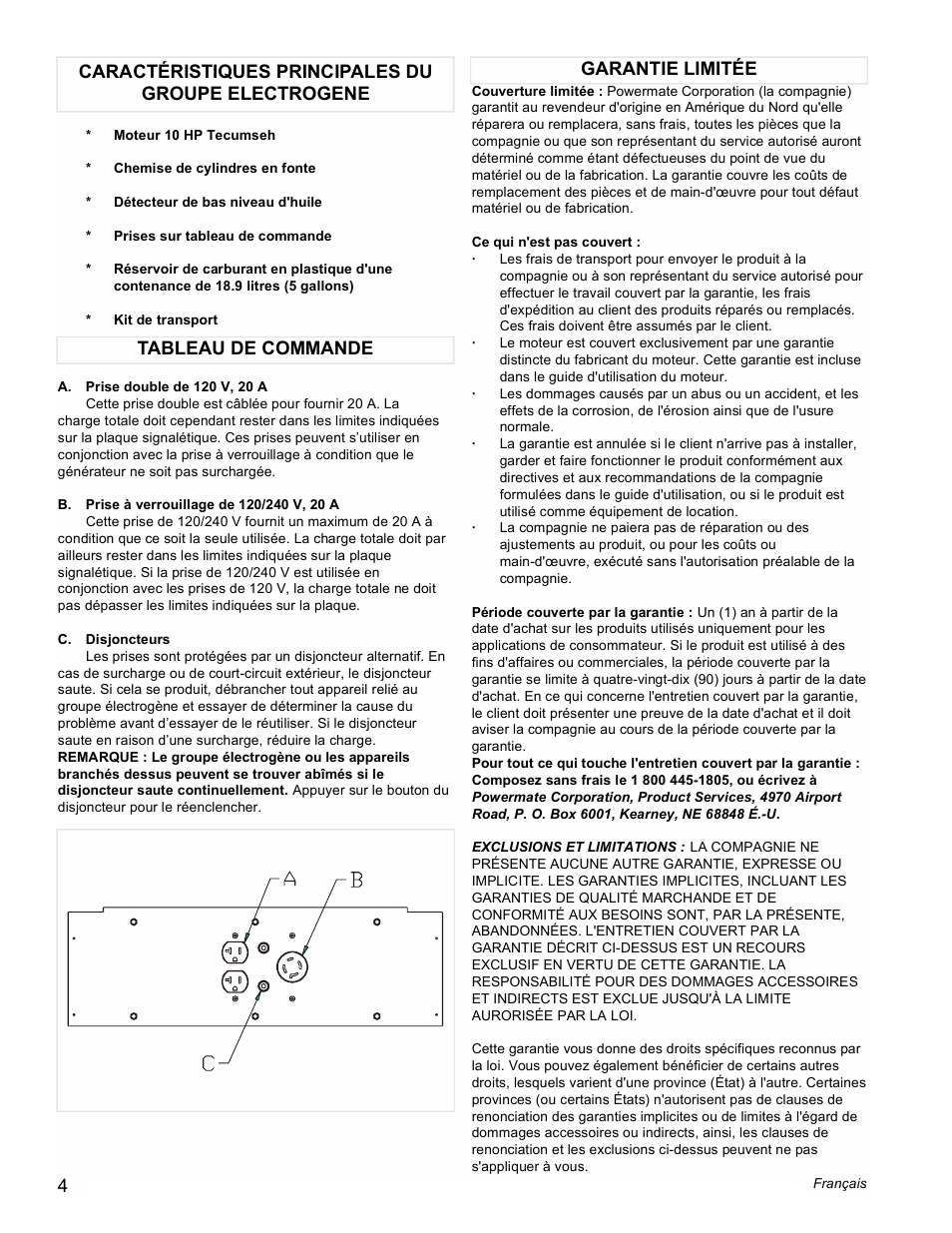 Powermate PM0525303.01 User Manual | Page 4 / 12