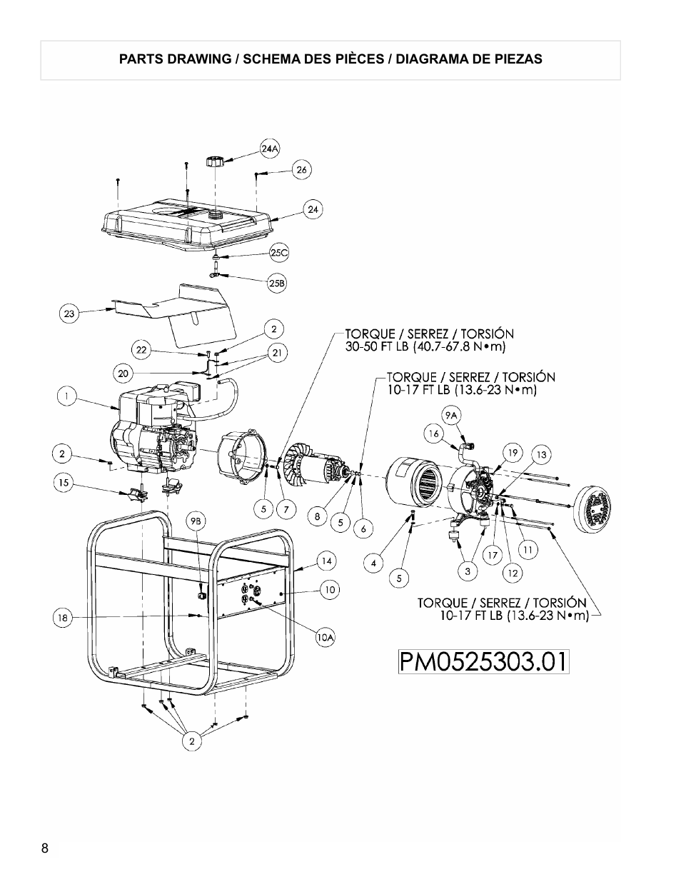 Powermate PM0525303.01 User Manual | Page 8 / 12