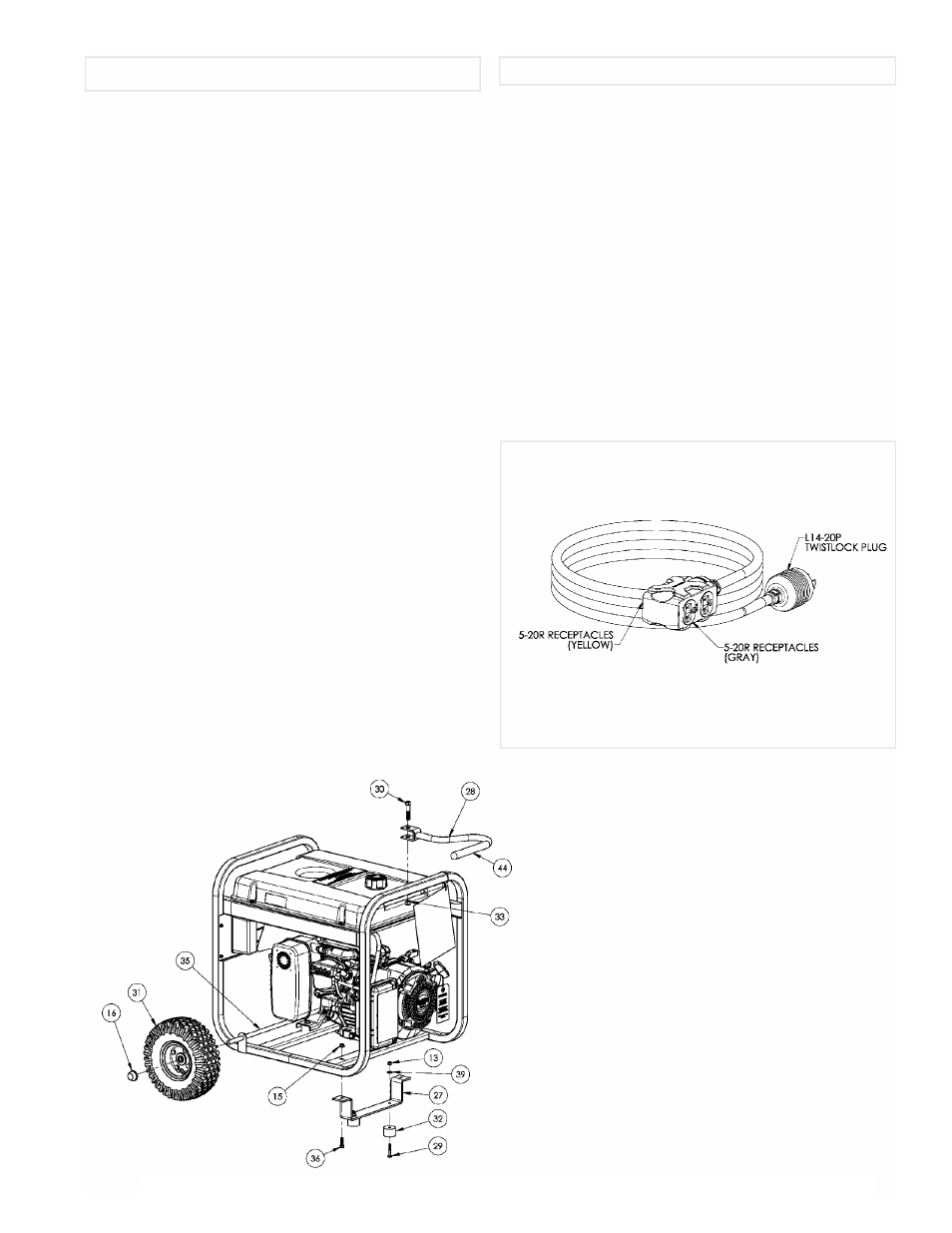 Portability kit installation, Cord set | Powermate PM0435253 User Manual | Page 3 / 12