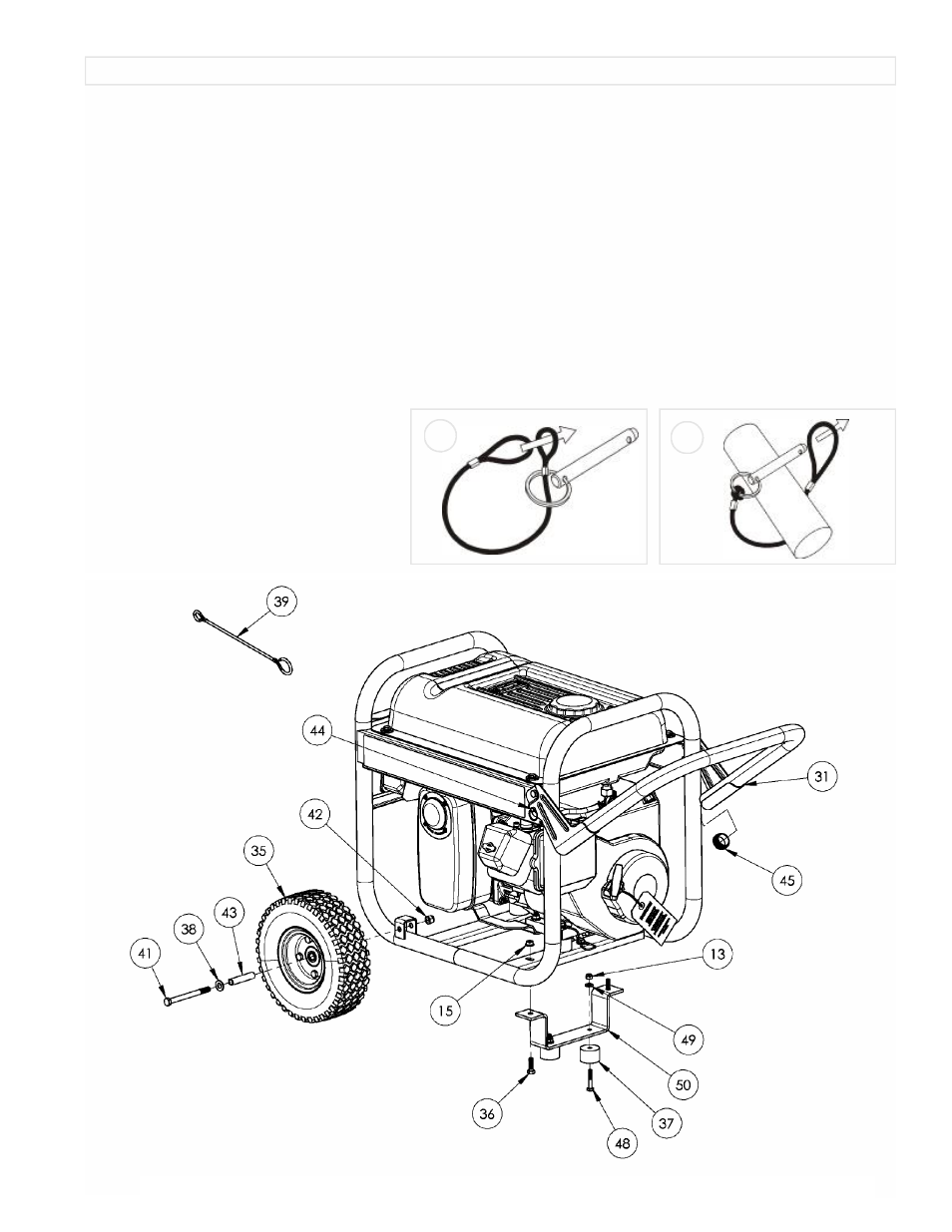 Portability kit installation | Powermate PMC543250 User Manual | Page 3 / 16
